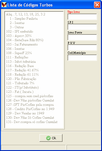 Série - Informar a série : 1, 2,... (para notas fiscais modelo 1); U, B,...(para CTRC); 1, 2, 3,... (para ECF), etc. UF - Informar a UF (Ex.