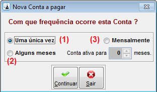 (3) - Na aba Contas Canceladas o sistema apresenta as contas canceladas.