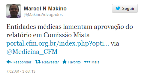 instituições da área médica.