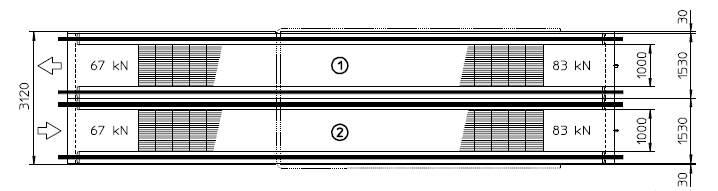 Um dos aspectos que teve especial atenção foi a limitação de deformação de forma a evitar danos em elementos não estruturais e a definição de uma estrutura eficiente do ponto de vista da resistência