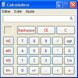 14 CALCULADORA A calculadora do Windows contém muito mais recursos do que uma calculadora comum, pois além de efetuar as operações básicas, pode ainda trabalhar como uma calculadora científica.