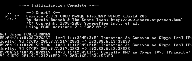 Pedro Fernandes 7839 Nuno Costa 3676 8 VIII. FERRAMENTA SNORT O Snort necessita de alguns complementos como MySQL, download das regras, uma de registo (log) e linhas de comando.