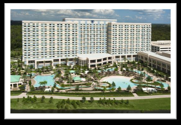 Hotelaria Orlando 450 Hotéis 116 mil quartos 18 hotéis AAA Four Diamonds