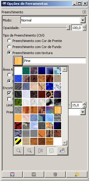 Caso você queira utilizar mais de uma cor, ou não tenha gostado da cor escolhida, basta voltar para a caixa de cores, escolher a nova cor e clicar novamente na área da imagem que deseja pintar.