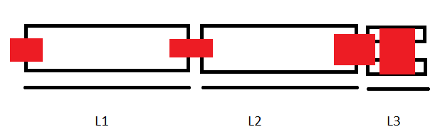 56 Segue lista de componentes: Figura 27 - Visualização dos segmentos do braço do robô Braço Extensão (L1) peso: 116g Braço Base (L2) peso: 101g 3 x Servo Motor 55g O leitor pode identificar que os