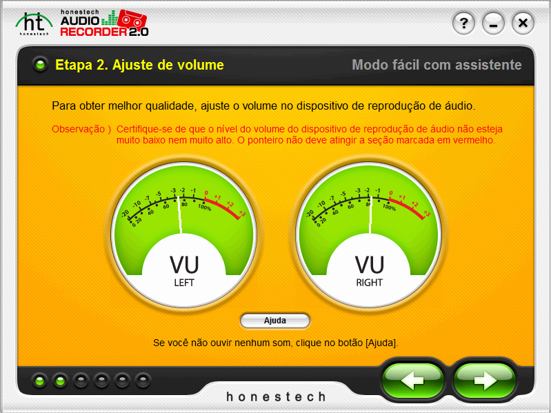 13. Audio Recorder 2.0 Deluxe 3.1.2. Etapa 2. Ajuste do volume Ajuste o volume de seu reprodutor de músicas para obter melhor qualidade de áudio.