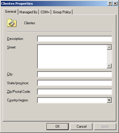 2 Selecione o local onde as contas dos computadores clientes estão localizadas, para que você possa configurar uma GPO, o qual irá configurar os clientes do WSUS.