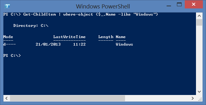 Podemos então fazer um filtro com where-object {$_.Name -like "Windows"} Módulos Dependendo das configurações do seu servidor, você terá determinados módulos disponíveis.