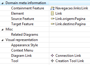 - Feature Label Mapping false (Pagina/Pagina) - Link Mapping <{Pagina.area:Area/PaginaArea> - Link Mapping <Link{/> (após alterar os campos, clique com botão direito e escolha Refresh.