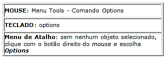 Configurar Página Existe um grande número de detalhes que podem ser definidos, para que se possa trabalhar no AutoCAD de forma eficiente e confortável são relacionadas ao desempenho do equipamento,