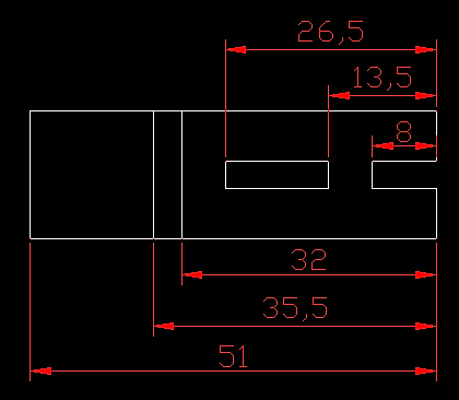 Peça de articulação Nesta peça de articulação foram trabalhadas várias ferramentas, muitas delas usadas e explicadas nas páginas anteriores como: a configuração da área de desenho para milímetros,