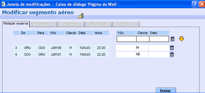 9. Documentos para emitir/cancelar Uma vez realizados os cálculos de reemissão o agente deverá emitir o novo bilhete: TTP 10. Fluxo através da interface gráfica 10.