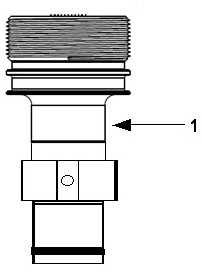 Figura 36 Conjunto de medição de montagem embutida N.