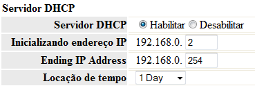 Figura 42 - Tela do status do TCP/IP 5.4.2 Servidor DHCP O servidor DHCP, é um protocolo de rede local.