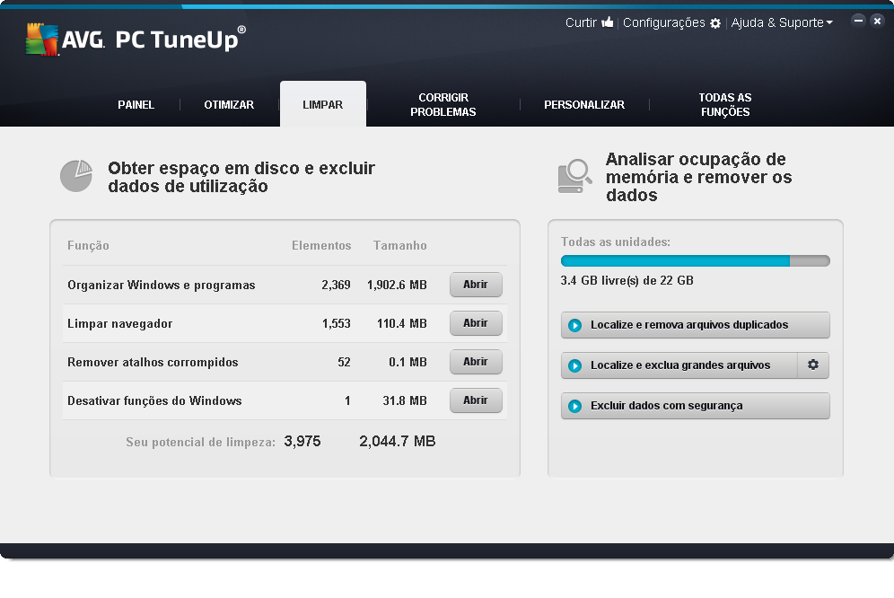 9. Organizar Assim como sua casa pode ficar bagunçada, seu computador também pode ficar obstruído com coisas desnecessárias, que utilizam espaço em disco valioso.