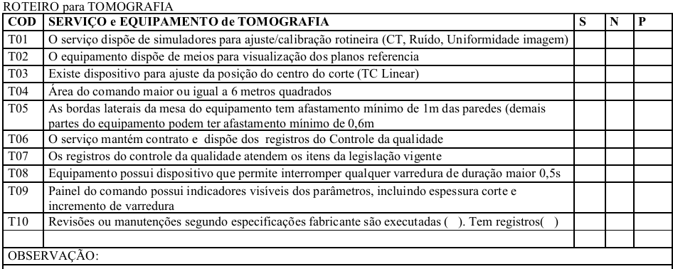 Roteiro para