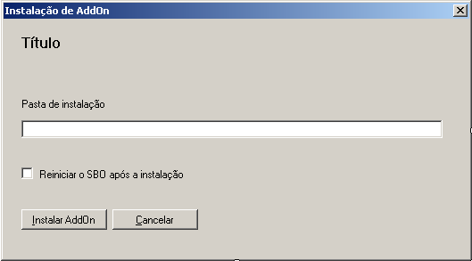 FIGURA 2.2 ARQUIVO DE INSTALAÇÃO Selecione as opções: Atribuir à empresa atual e Instalar como parte do registro. FIGURA 2.