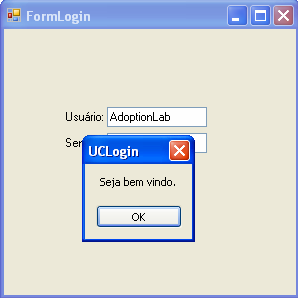 Clique duas vezes na classe Program.cs. No método Main, comente a linha aonde está escrito: Application.Run(new Form1()); E insira uma nova linha, escrita: Application.