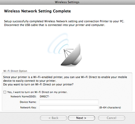 Configuração de rede sem fio WPA Personal ou WPA2 Personal: Selecione esta opção para autenticar o servidor de impressão com base na chave précompartilhada WPA.