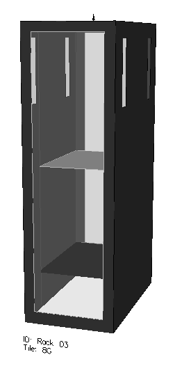 O valor é uma aproximação visual e deve ser redefinida de acordo com os resultados da instrumentação na fase três. Figura 4.6. Obstrução do rack de rede G4.