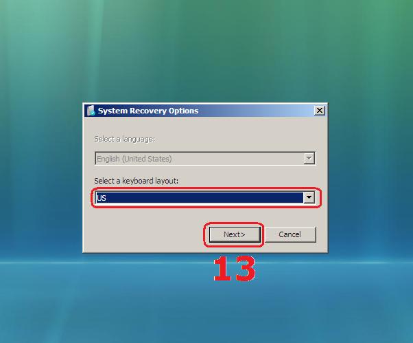 12. Depois que ligar o computador com o CD de Boot no drive o mesmo deve ser reconhecido e o boot do ERD Commander vai começar.