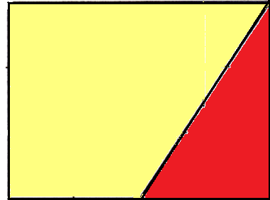 37 3.2.2 PARALELOGRAMO Altura = h Base = b Figura 7 Podemos observar que, ao realizarmos um corte, em uma das extremidades, conforme a figura 7a, obtemos a parte em vermelho.