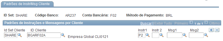 Página Padrões de Instruções/Mensagens Cliente Algumas instruções e mensagens podem ser padronizadas pelo fato de servirem para quase todos os clientes em geral.