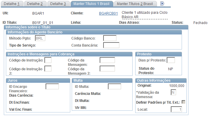 Observação: Caso você queira alterar o conteúdo dos campos disponíveis na página acima, veja o tópico anterior: Inserindo um Título Pendente Online Título Pendente Brasil.