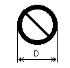 Pág. 6 A. Circular - utilizada para implantar símbolos de proibição (ver forma geométrica da Tabela 1); B.