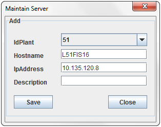 54 Para manter os servidores, o administrador deve clicar no menu Maintenance > Manage Servers.