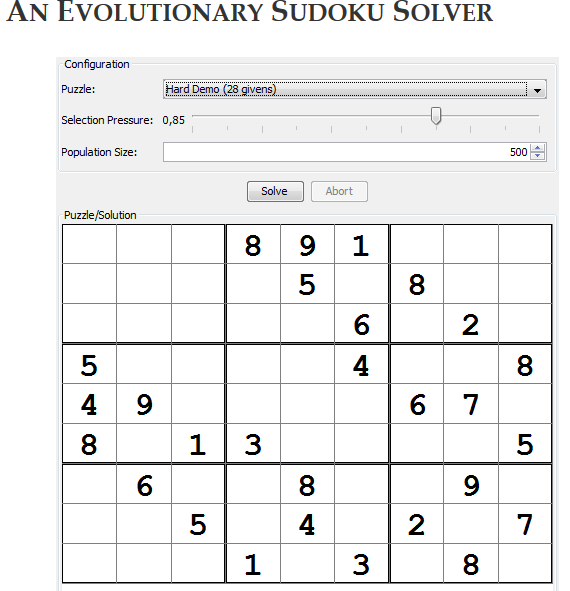 Demonstração: Sudoku