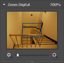 live viewer Zoom digital Aplicar zoom digital é ampliar a imagem da tela usando a função de lente de aumento. Esta é uma imagem ampliada na tela; entretanto, isso é diferente do zoom óptico.