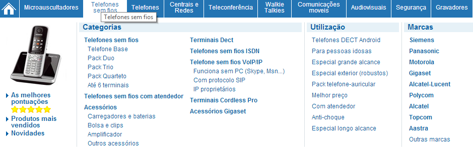 mais de 25% ao ano, sendo considerada a número um em vendas online de equipamentos de telecomunicações para empresas.