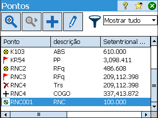 dentro de um trabalho aberto. A última seção enumera os possíveis formatos em que os dados armazenados no trabalho podem ser exportados.