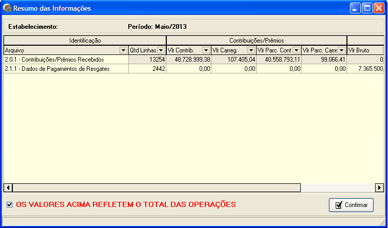 GRAVAÇÃO DE ARQUIVOS PARA TRANSMISSÃO 23.