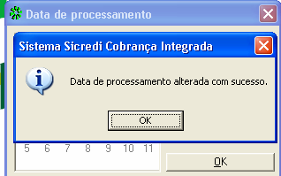 3. Leitura dos arquivos retorno - CRT Para efetuar a leitura do arquivo de retorno a data de processamento deve estar atualizada.