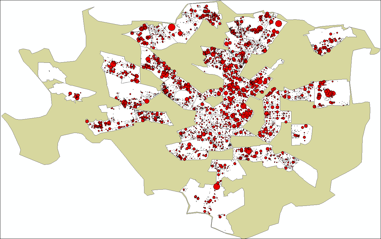 Proceedings XIII GEOINFO, November 25-27, 2012, Campos do Jordão, Brazil. p 84-95. Figure 6. stopat versus ASC in Duomo (left), and Gratosoglio - Ticinello (right). Figure 7.