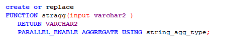 preencher as tabelas de ponte, procedeu-se à criação de uma função para a agregação de dados, documentada por Oracle (2001), que permitiu extrair todos os grupos distintos, marcá-los com um