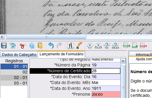 Se não for possível ler um número ou uma letra, use um ponto de interrogação (?) no lugar do número ou da letra ilegível. Por exemplo: H?ndley.