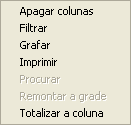 328 GAS 2007 - Manual do Usuário Figura 11.13 clique sobre a opção "Apagar colunas" para apagar as colunas que estiverem marcadas.