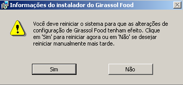 30 8. C lique no botão Instalar para iniciar a instalação. Será apresentada a tela informando a conclusão da instalação. 9. C lique no botão Concluir para finalizar a instalação.