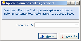 Módulo Cadastro 55 5. Informe o tipo do material. Ex e m p lo : Alimentos, Bebidas alcólicas, Bebidas não alcólicas. 6. C lique no botão Incluir. 7.