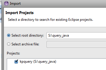 4. A seguir, terá de gerar o projeto de Eclipse e carregar o mesmo no IDE de Sofia2. Para compilar, a partir da linha de comandos aberta, execute o mvn eclipse:eclipse.