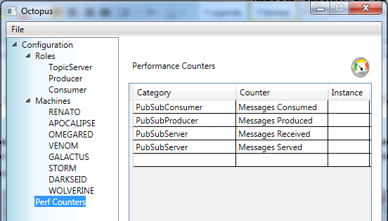 capítulo 10 APÊNDICE C: TELAS DO OCTOPUS CONFIGURATION TOOL Este Apêndice apresenta screenshots das telas da ferramenta de configuração do Octopus