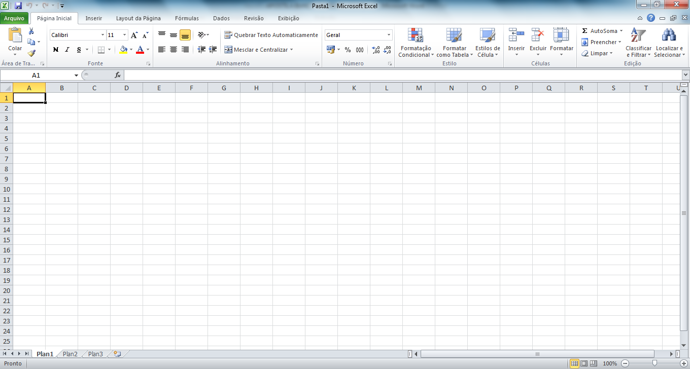 MICROSOFT OFFICE EXCEL 2010 INSERINDO INFORMAÇÕES NA CÉLULA CÉLULAS Dá-se o nome de Célula à interseção de uma Coluna e uma Linha, formando, assim, um Endereço.