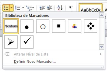 Listas: um ou vários níveis Crie uma lista de apenas um nível ou uma lista de vários níveis para mostrar listas em uma lista.