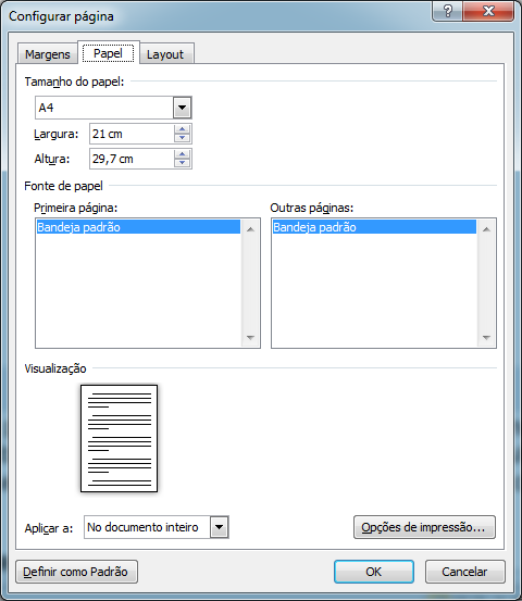 FORMATAR COLUNAS Sempre que se formata um texto em colunas o próprio Word se encarrega de colocar quebras de seções entre as partes que dividem o documento.