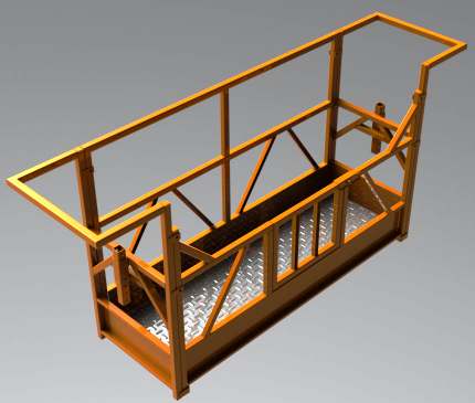 MEMORIAL DE CÁLCULO 071811 / 1-0 PLATAFORMA PARA ANDAIME SUSPENSO 0,60 m X 2,00 m MODELO RG PFM 2.1 FABRICANTE: Metalúrgica Rodolfo Glaus Ltda ENDEREÇO: Av.