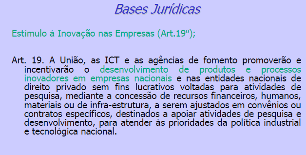 INOVAÇÃO E