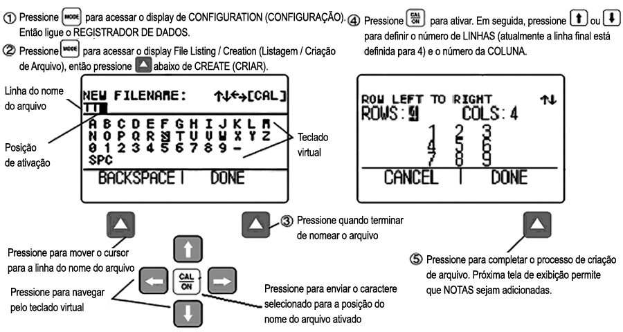 Capítulo 5. Utilizando o Registrador de Dados Opcional 5.